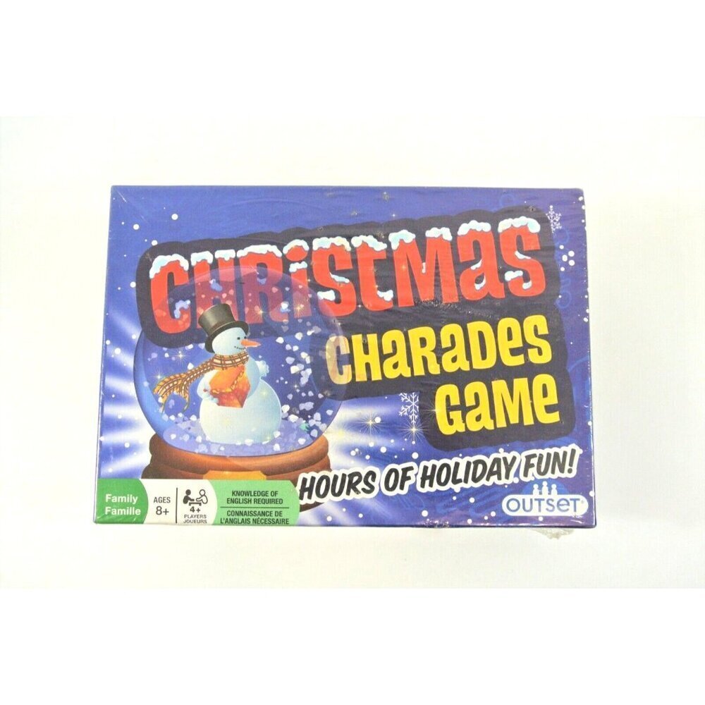 Christmas Charades Game Family Holiday Fun 2016 4+ Players Outset Media SEALED